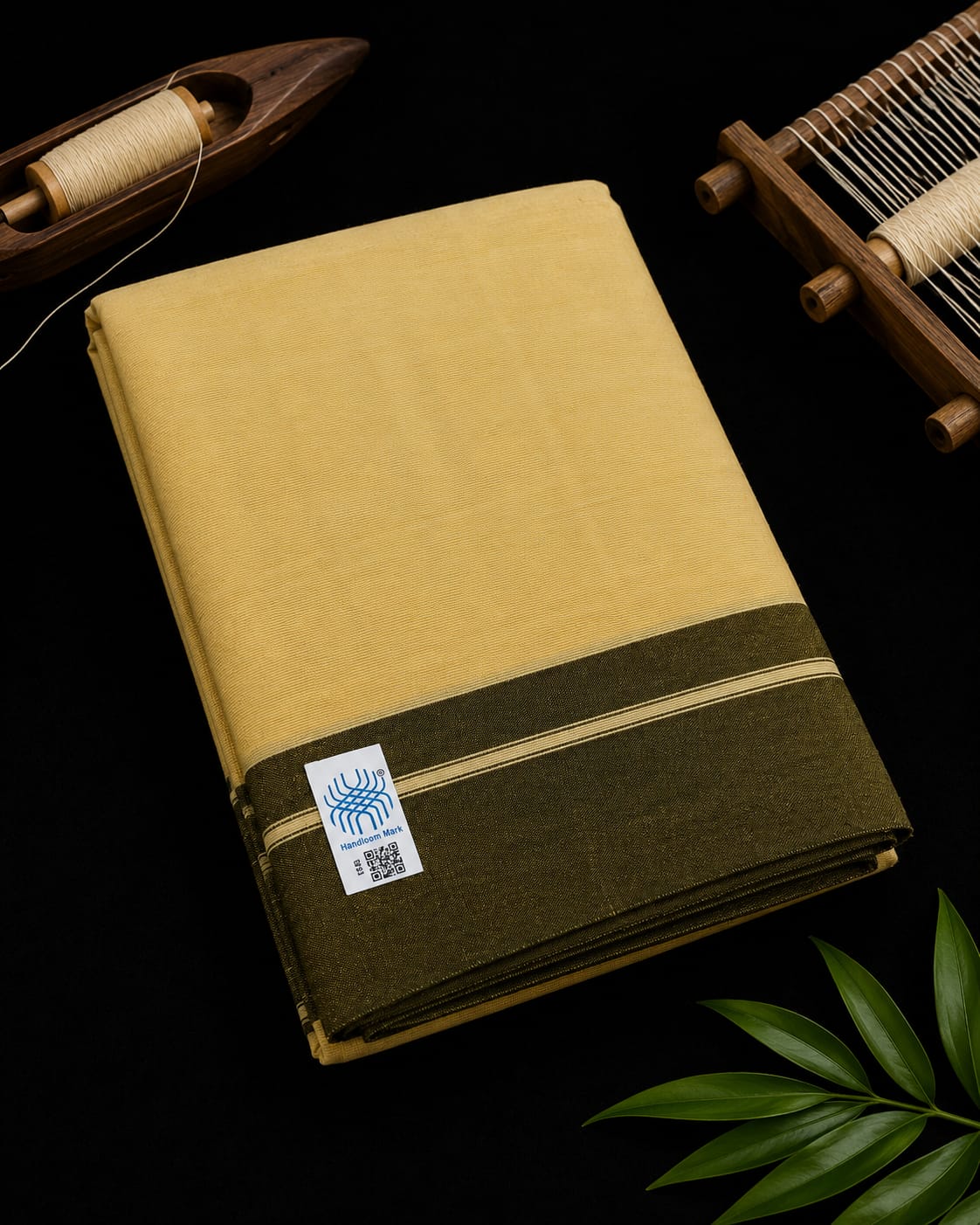 Elegance Pure Cotton Patteda Anchu Handloom Saree