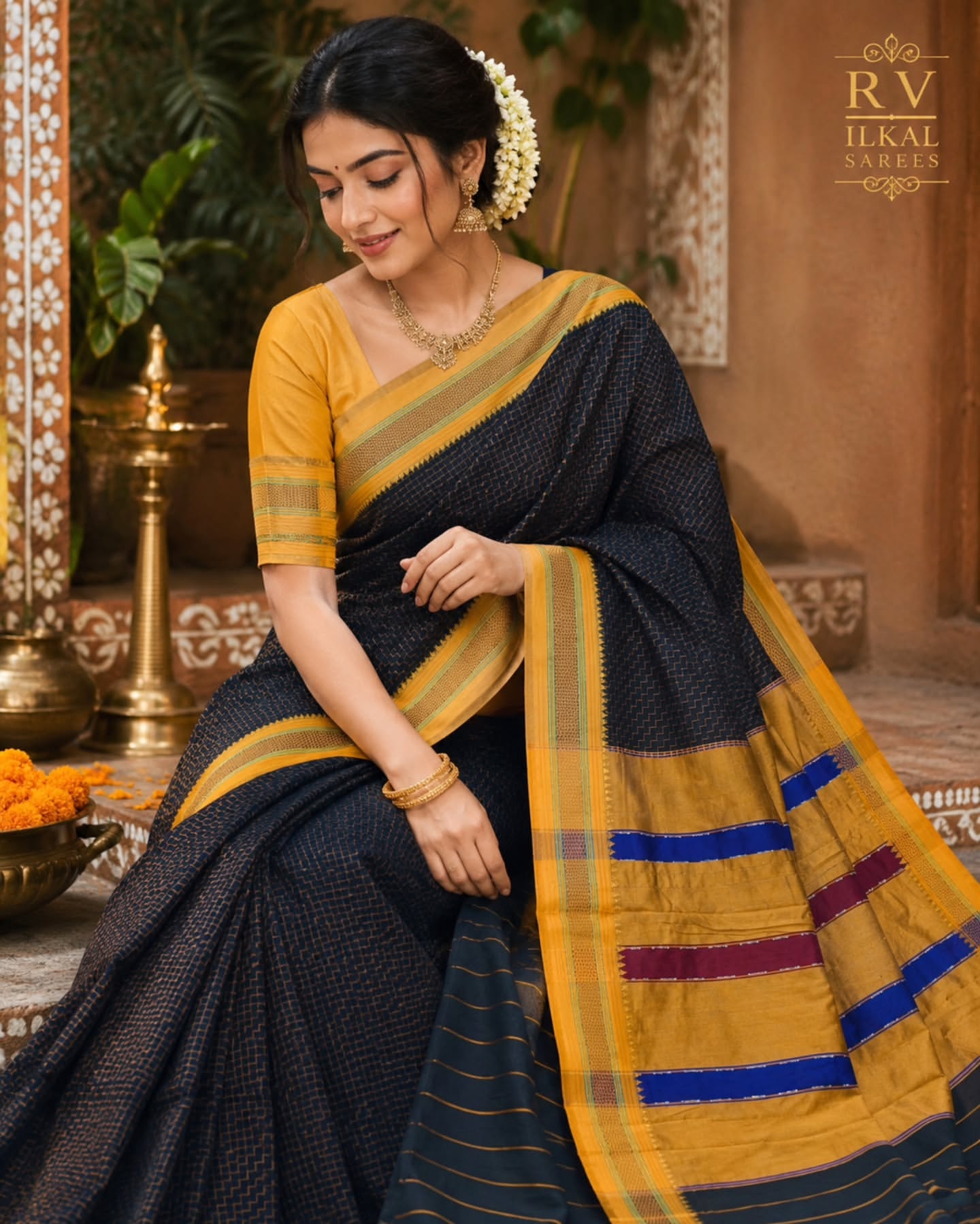 RV Ilkal Sarees on Instagram