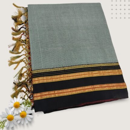 Grey Small Chex Gayatri Ilkal Saree