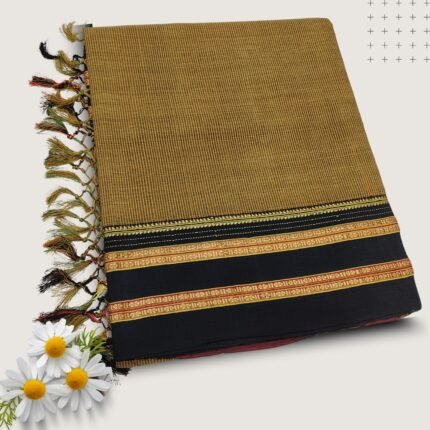 Traditional Green Small Chex Gayatri Ilkal Saree